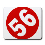 56 Logo Mousepad